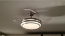 Applo by Sylvania F119 Retractable Ceiling Fan Silver