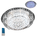 Bright Star Lighting CF097 LED Polished Chrome Flush Mount with Crystals