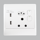 Bright Star Lighting EPL324 WHITE Wall Socket