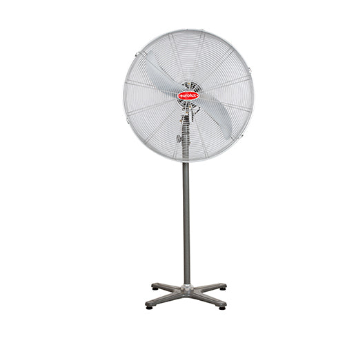 Eurolux F23S Hurricane Standing Fan 2 Blades Silver Motor Power 230w