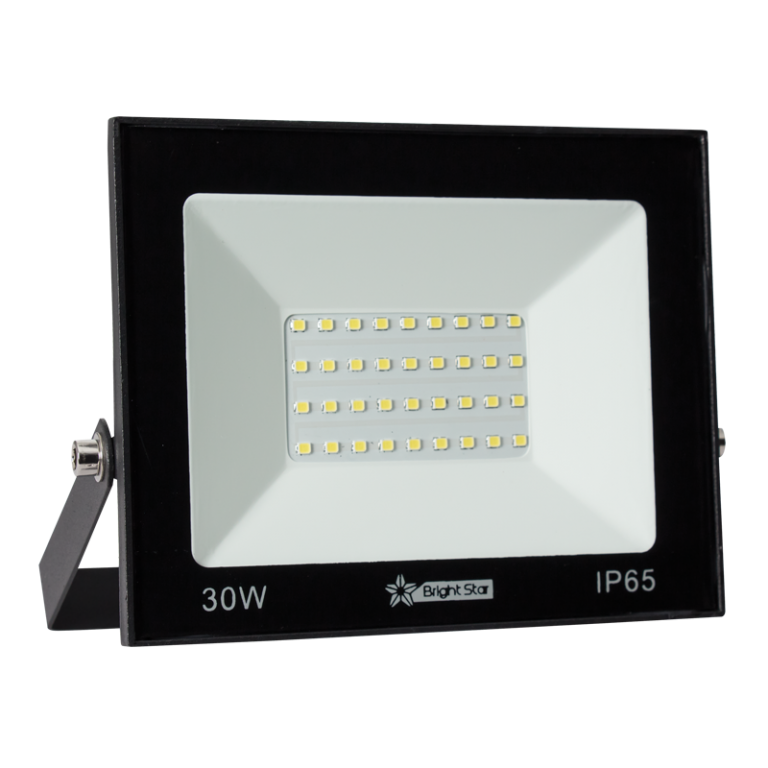 Bright Star Lighting FL072 BLACK LED Die Cast Aluminum Flood Light with Tempered Glass Lens