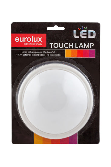 Eurolux H14 Touch Lamp Mini White incl Built-in LED Light