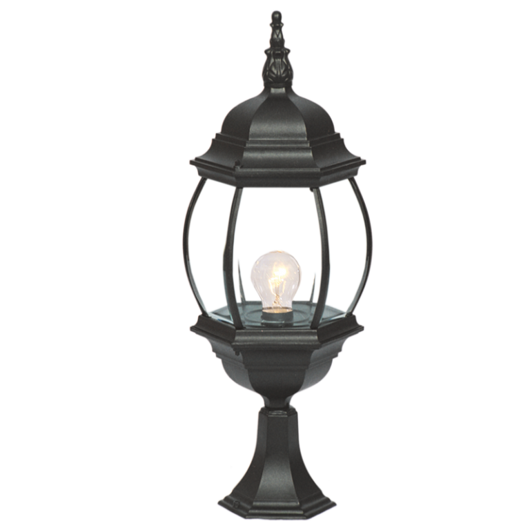 Bright Star Lighting L005 BLACK Pillar Lantern