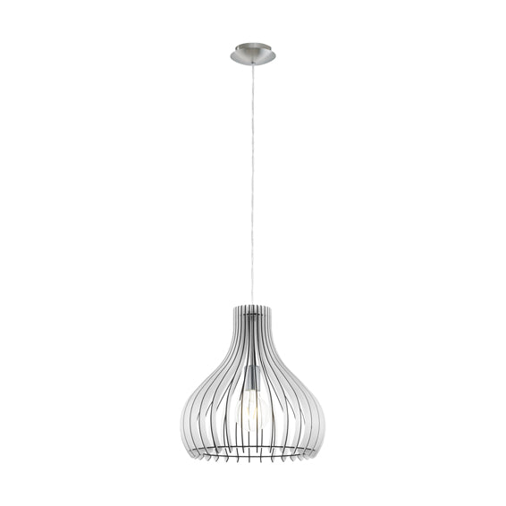 Eurolux P125W Tindori Pendant 380mm White