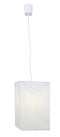 Eurolux P61 Rice Paper Square Pendant 220mm White