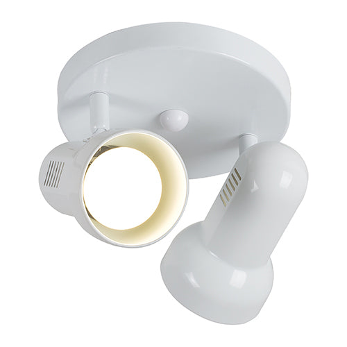 Eurolux S43W Spotlight Turbo 2 Plate R80 White