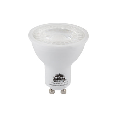 Radiant Lighting RLL003 GU10 5w Warm White 3000K LED0003