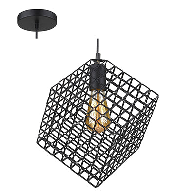 Radiant Lighting RP124 Pendant Square Black JC155-BL