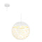 Radiant Lighting RP138 Metal Pendant 300mm White JC178W