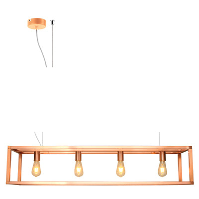 Radiant Lighting RP87 Pendant 4LT Metal Copper JC0003CP